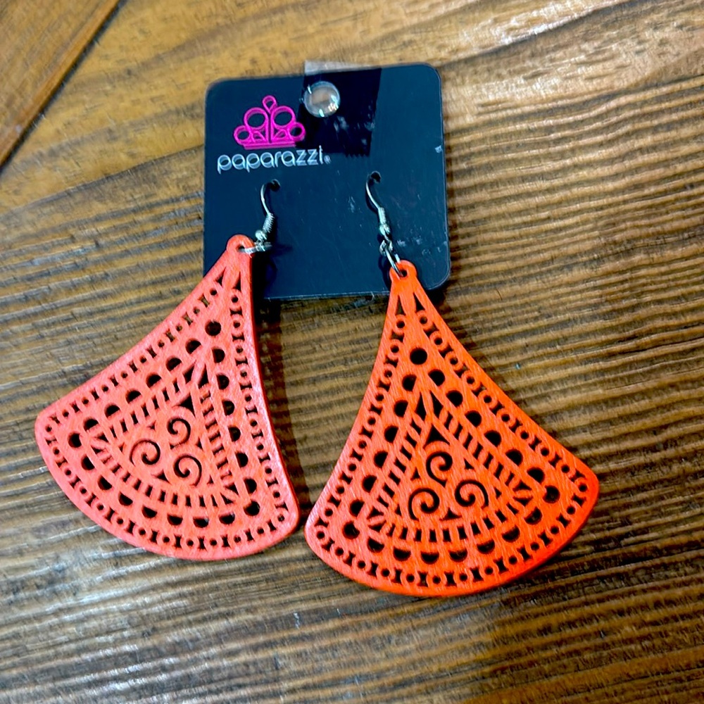 Orange Earrings